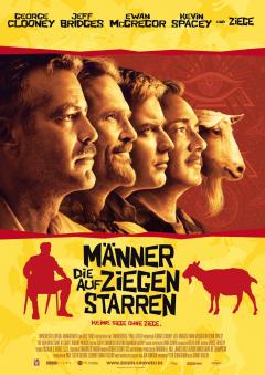 Männer die auf Ziegen starren Poster